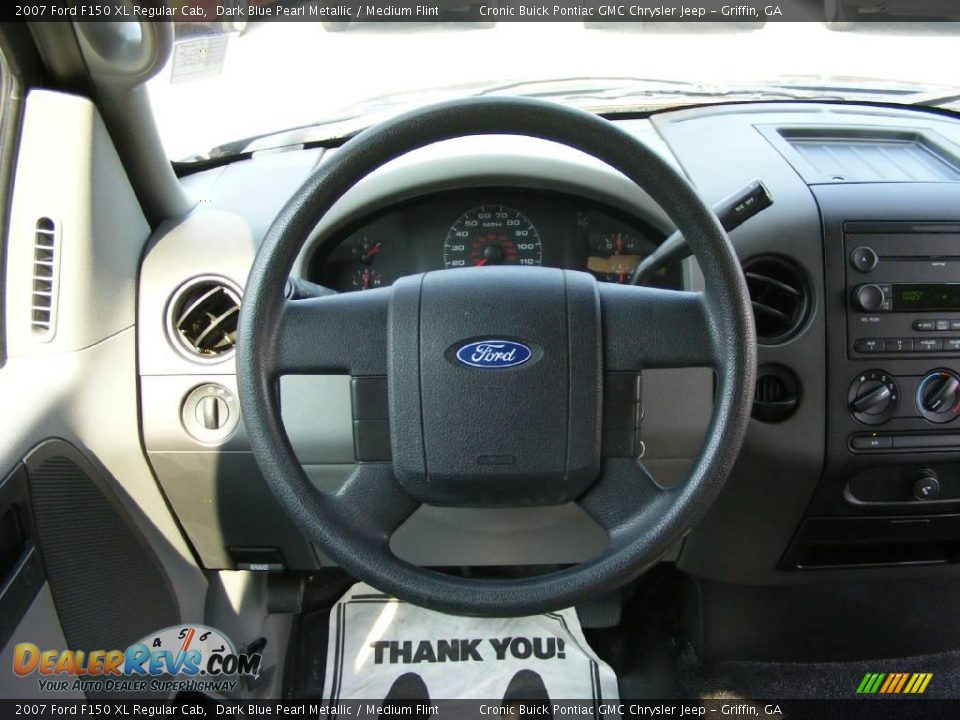2007 Ford F150 XL Regular Cab Dark Blue Pearl Metallic / Medium Flint Photo #17