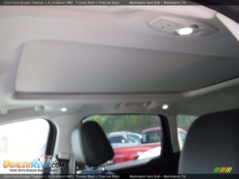 2014 Ford Escape Titanium 1.6L EcoBoost 4WD Tuxedo Black / Charcoal Black Photo #4