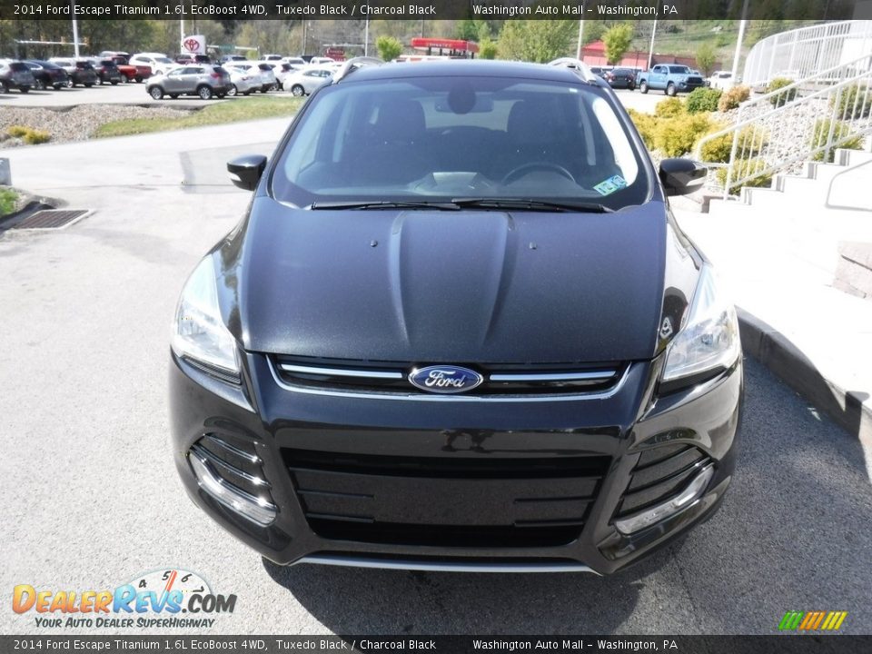 2014 Ford Escape Titanium 1.6L EcoBoost 4WD Tuxedo Black / Charcoal Black Photo #11