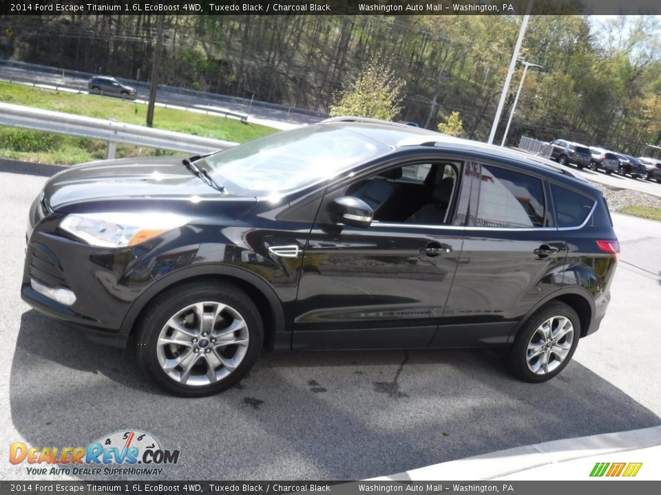 2014 Ford Escape Titanium 1.6L EcoBoost 4WD Tuxedo Black / Charcoal Black Photo #13