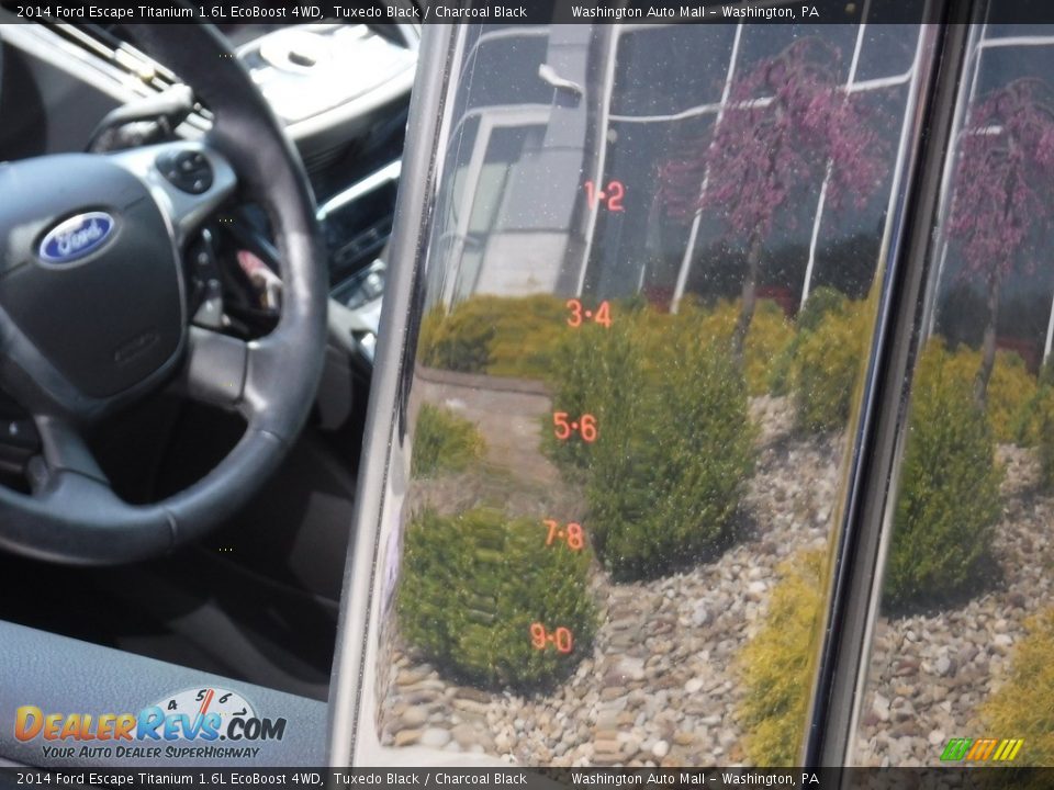 2014 Ford Escape Titanium 1.6L EcoBoost 4WD Tuxedo Black / Charcoal Black Photo #14