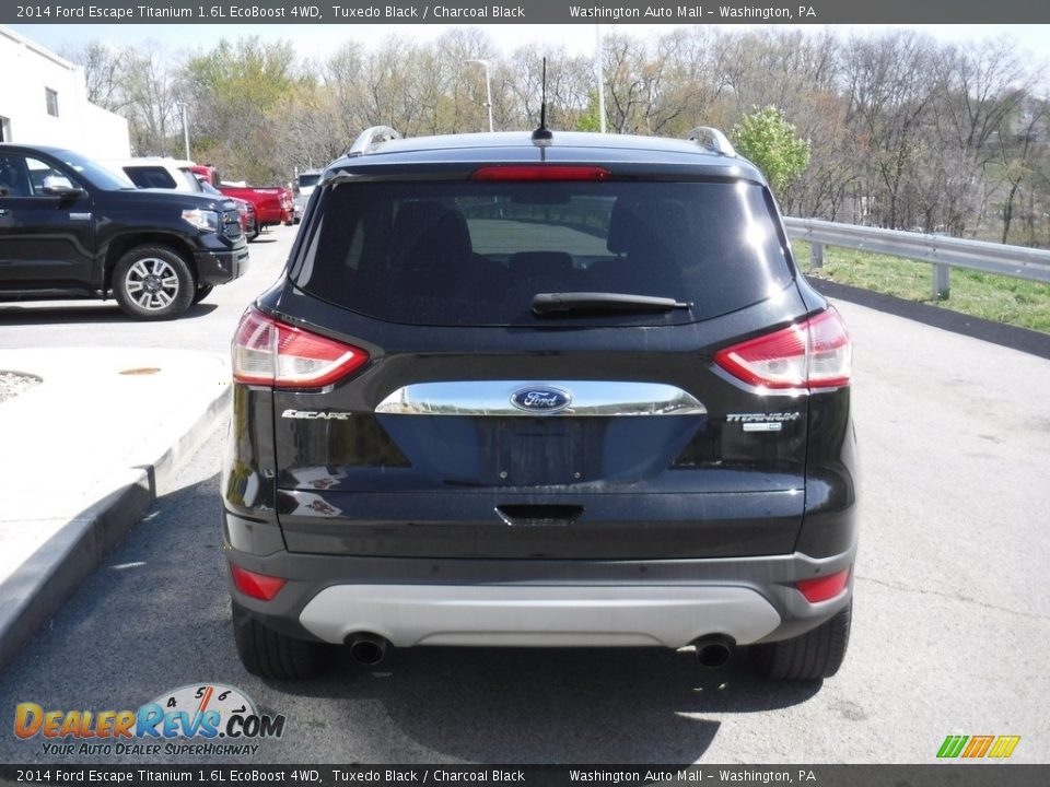 2014 Ford Escape Titanium 1.6L EcoBoost 4WD Tuxedo Black / Charcoal Black Photo #16