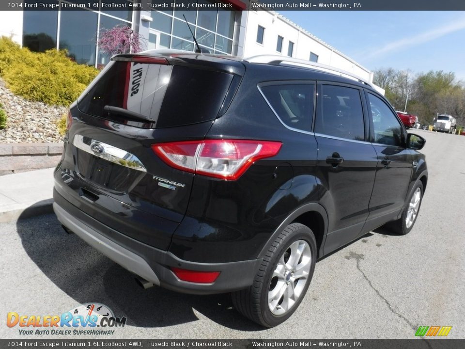 2014 Ford Escape Titanium 1.6L EcoBoost 4WD Tuxedo Black / Charcoal Black Photo #17