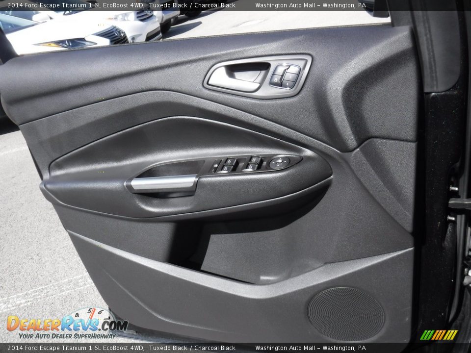 2014 Ford Escape Titanium 1.6L EcoBoost 4WD Tuxedo Black / Charcoal Black Photo #23
