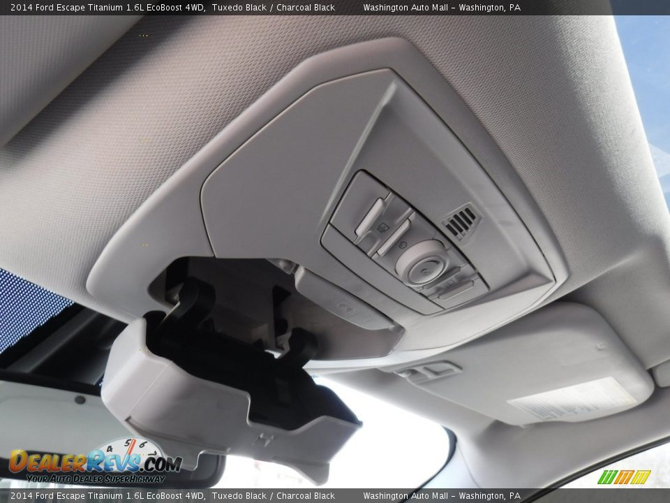 2014 Ford Escape Titanium 1.6L EcoBoost 4WD Tuxedo Black / Charcoal Black Photo #27
