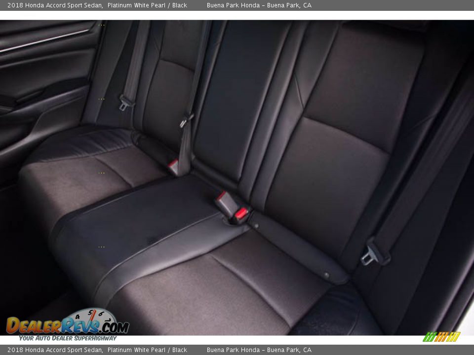 2018 Honda Accord Sport Sedan Platinum White Pearl / Black Photo #20