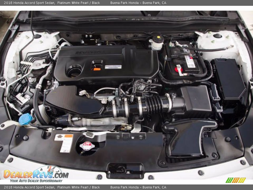 2018 Honda Accord Sport Sedan Platinum White Pearl / Black Photo #34