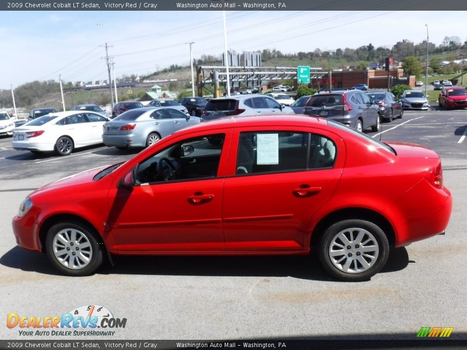 2009 Chevrolet Cobalt LT Sedan Victory Red / Gray Photo #5