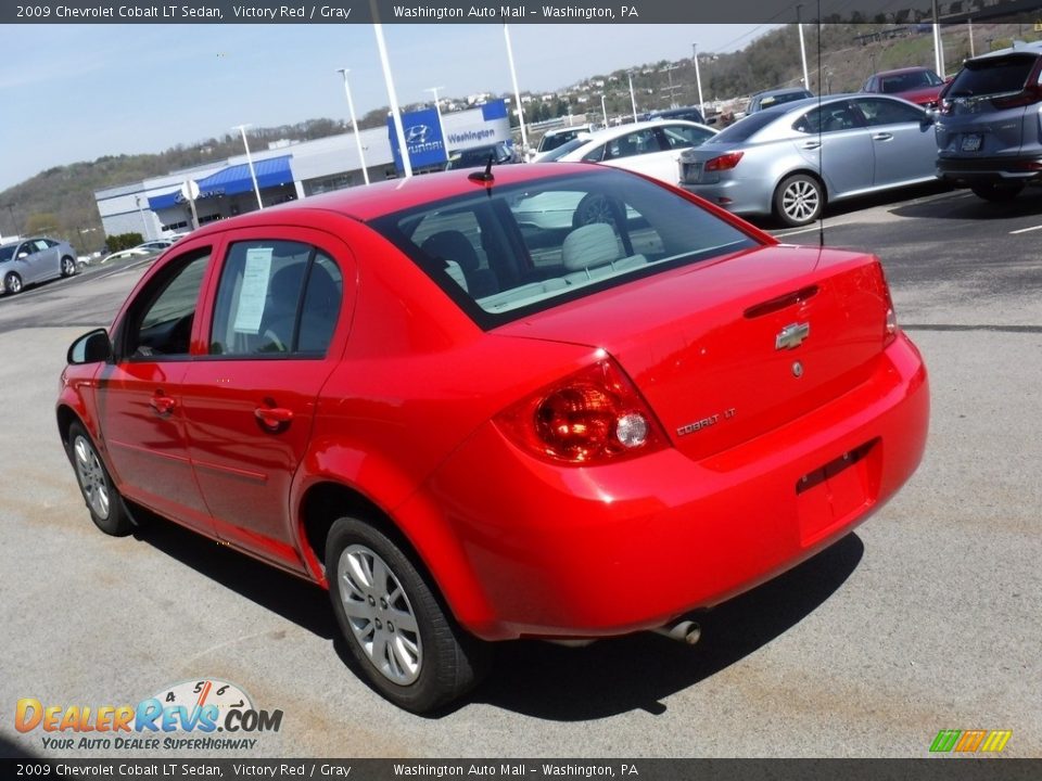 2009 Chevrolet Cobalt LT Sedan Victory Red / Gray Photo #6