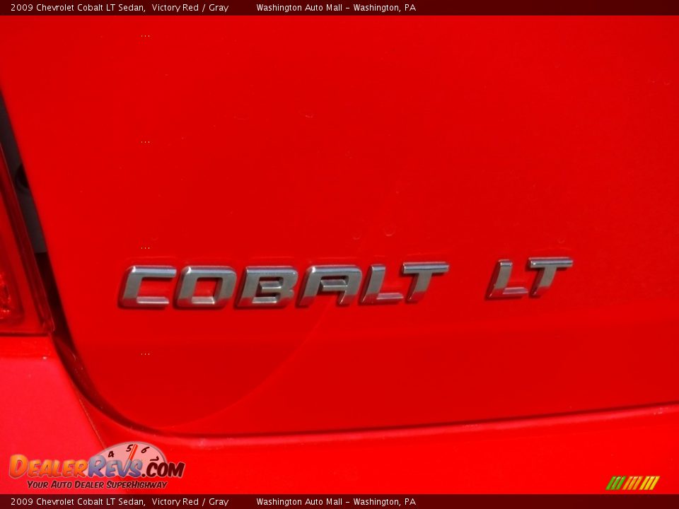 2009 Chevrolet Cobalt LT Sedan Victory Red / Gray Photo #8