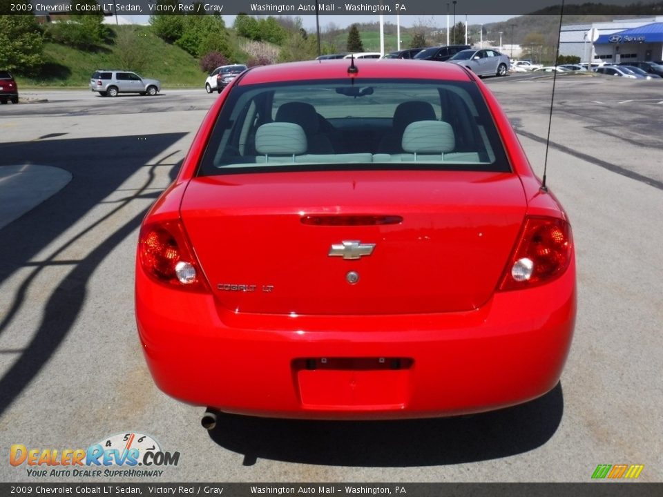 2009 Chevrolet Cobalt LT Sedan Victory Red / Gray Photo #9