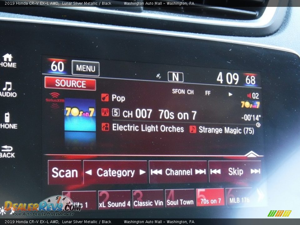 2019 Honda CR-V EX-L AWD Lunar Silver Metallic / Black Photo #18