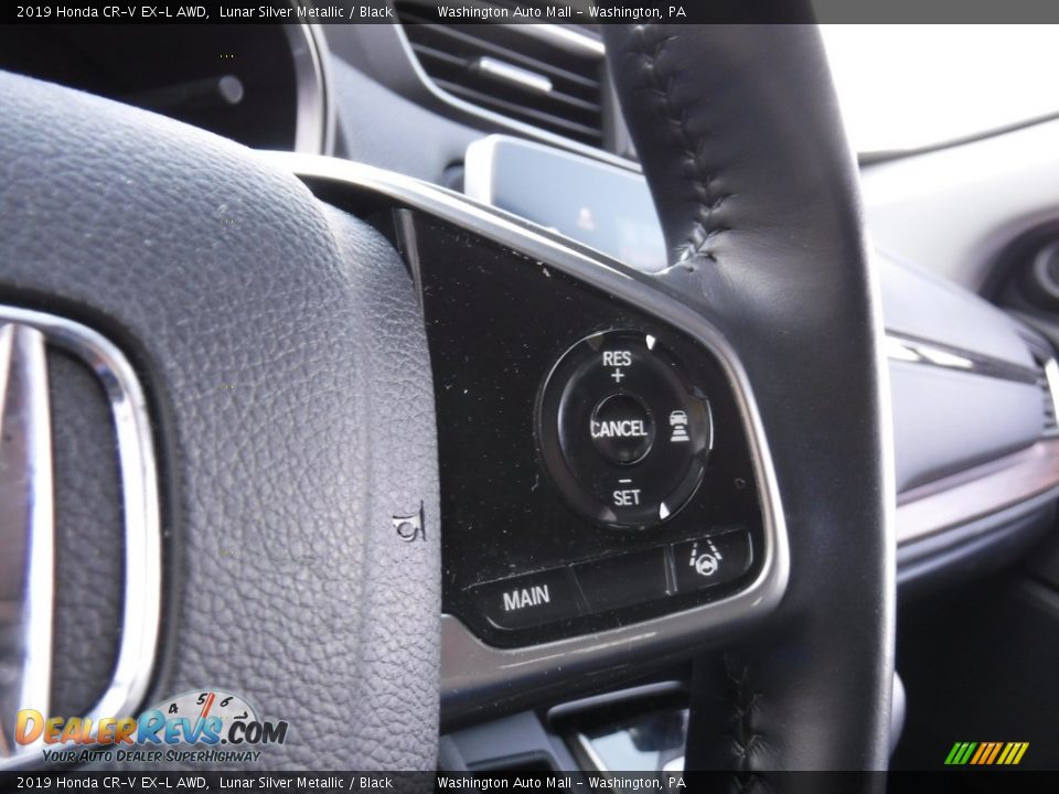 2019 Honda CR-V EX-L AWD Lunar Silver Metallic / Black Photo #22