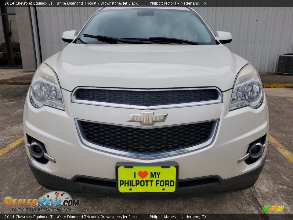 2014 Chevrolet Equinox LT White Diamond Tricoat / Brownstone/Jet Black Photo #2