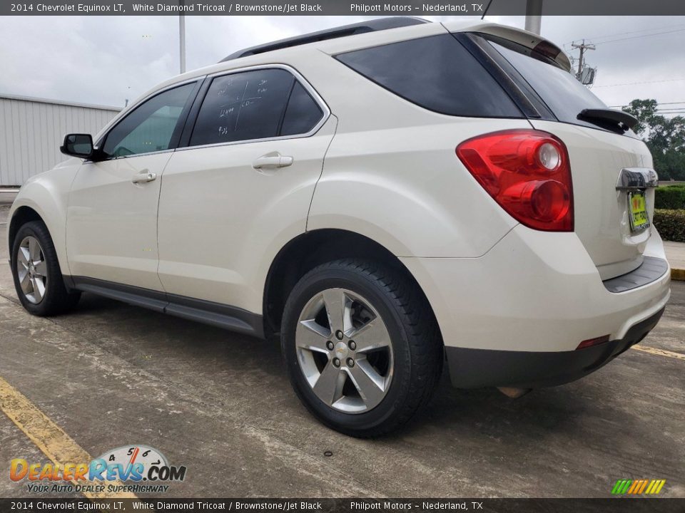 2014 Chevrolet Equinox LT White Diamond Tricoat / Brownstone/Jet Black Photo #6