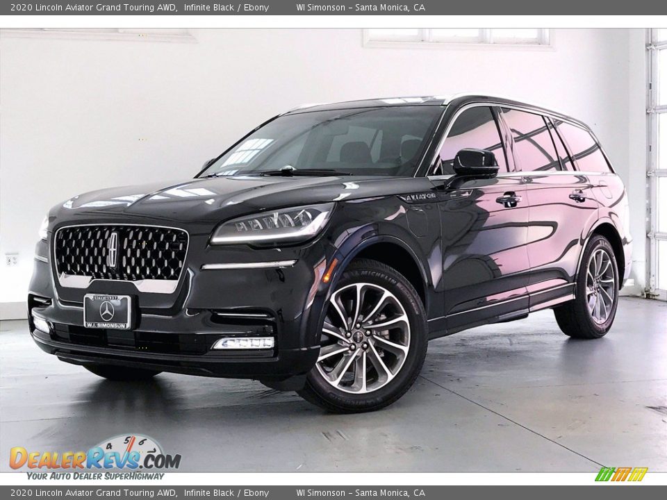 2020 Lincoln Aviator Grand Touring AWD Infinite Black / Ebony Photo #12