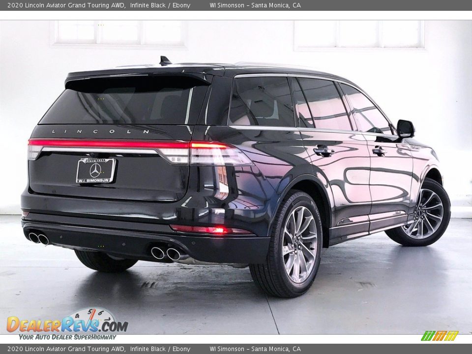 2020 Lincoln Aviator Grand Touring AWD Infinite Black / Ebony Photo #13