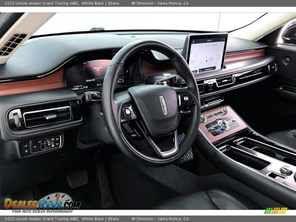 2020 Lincoln Aviator Grand Touring AWD Infinite Black / Ebony Photo #14