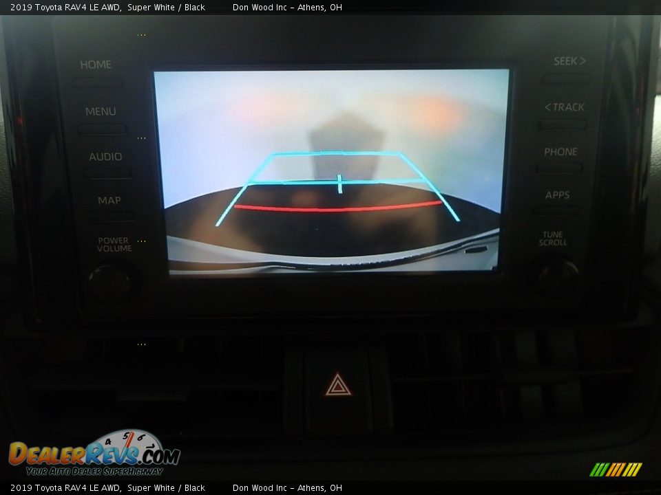 2019 Toyota RAV4 LE AWD Super White / Black Photo #2