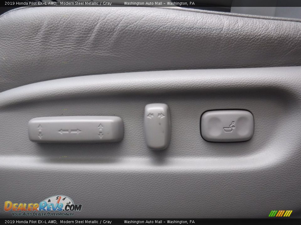 2019 Honda Pilot EX-L AWD Modern Steel Metallic / Gray Photo #15