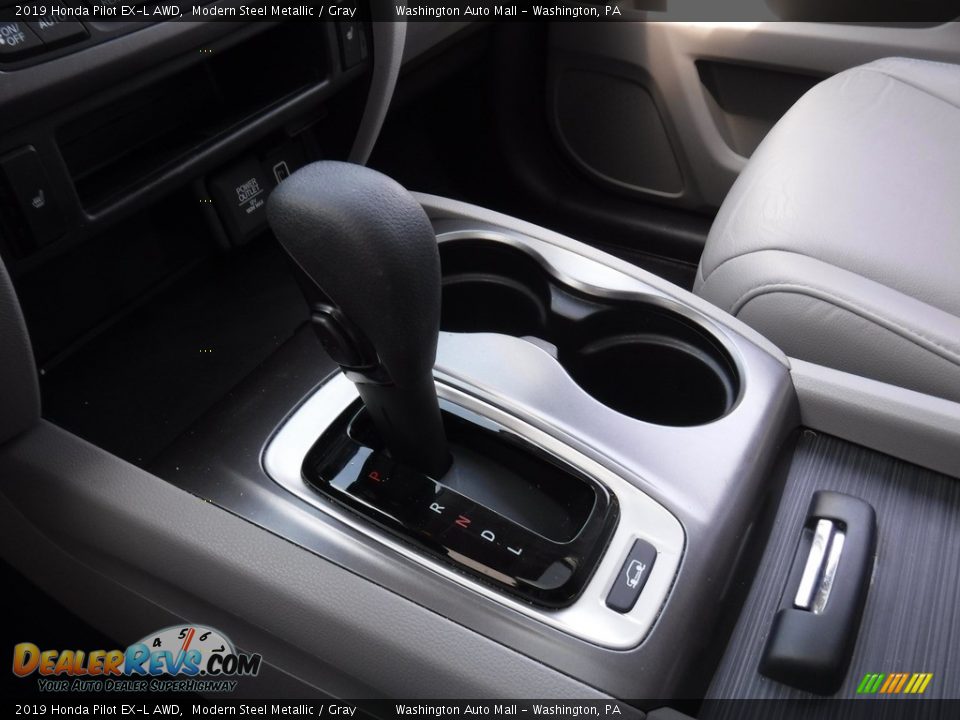 2019 Honda Pilot EX-L AWD Modern Steel Metallic / Gray Photo #17