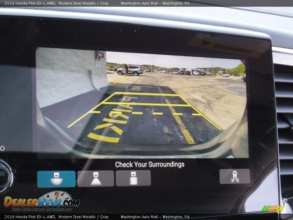 2019 Honda Pilot EX-L AWD Modern Steel Metallic / Gray Photo #20