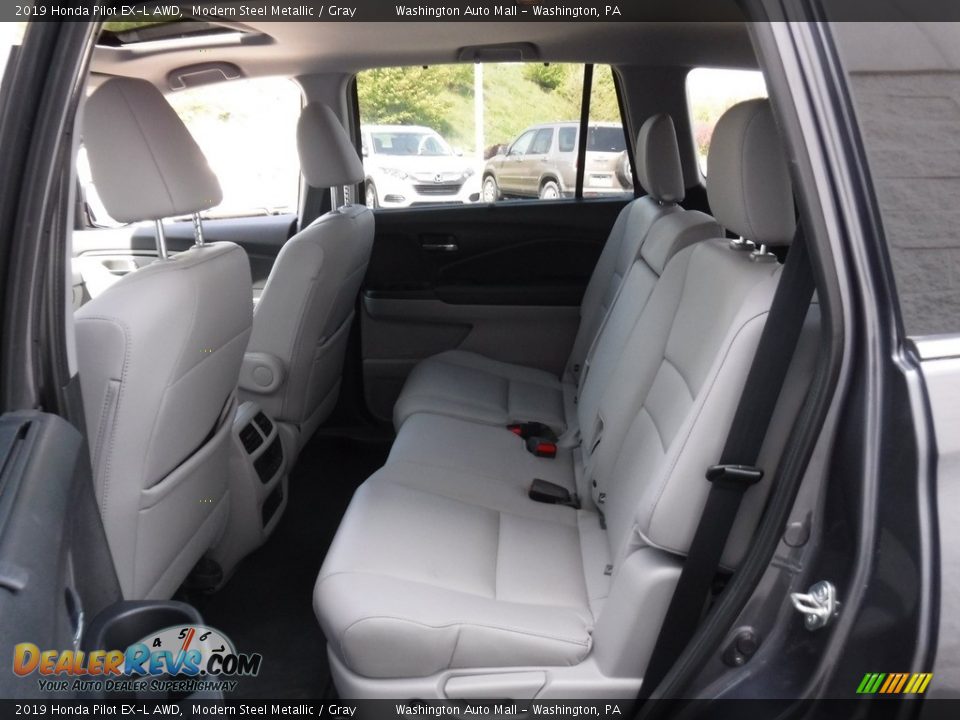 2019 Honda Pilot EX-L AWD Modern Steel Metallic / Gray Photo #25