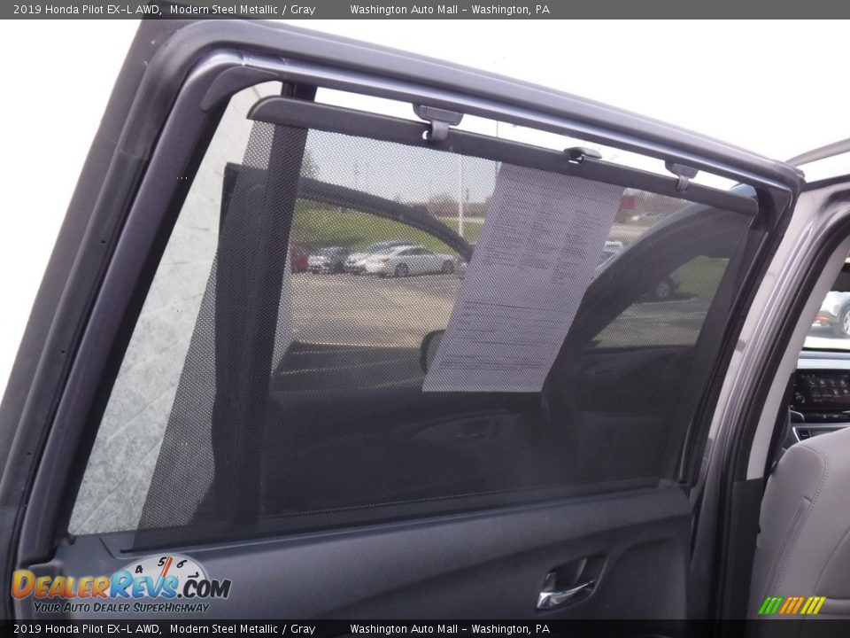 2019 Honda Pilot EX-L AWD Modern Steel Metallic / Gray Photo #26