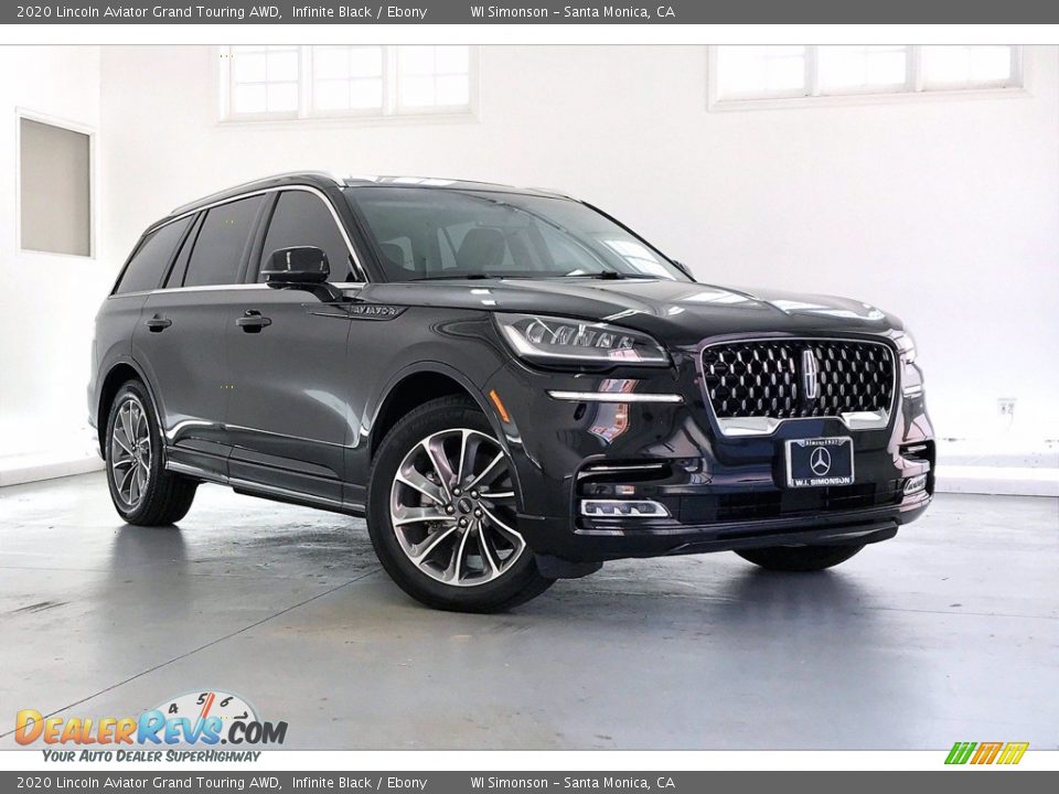 2020 Lincoln Aviator Grand Touring AWD Infinite Black / Ebony Photo #34