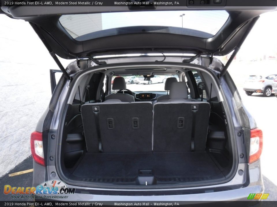 2019 Honda Pilot EX-L AWD Modern Steel Metallic / Gray Photo #28