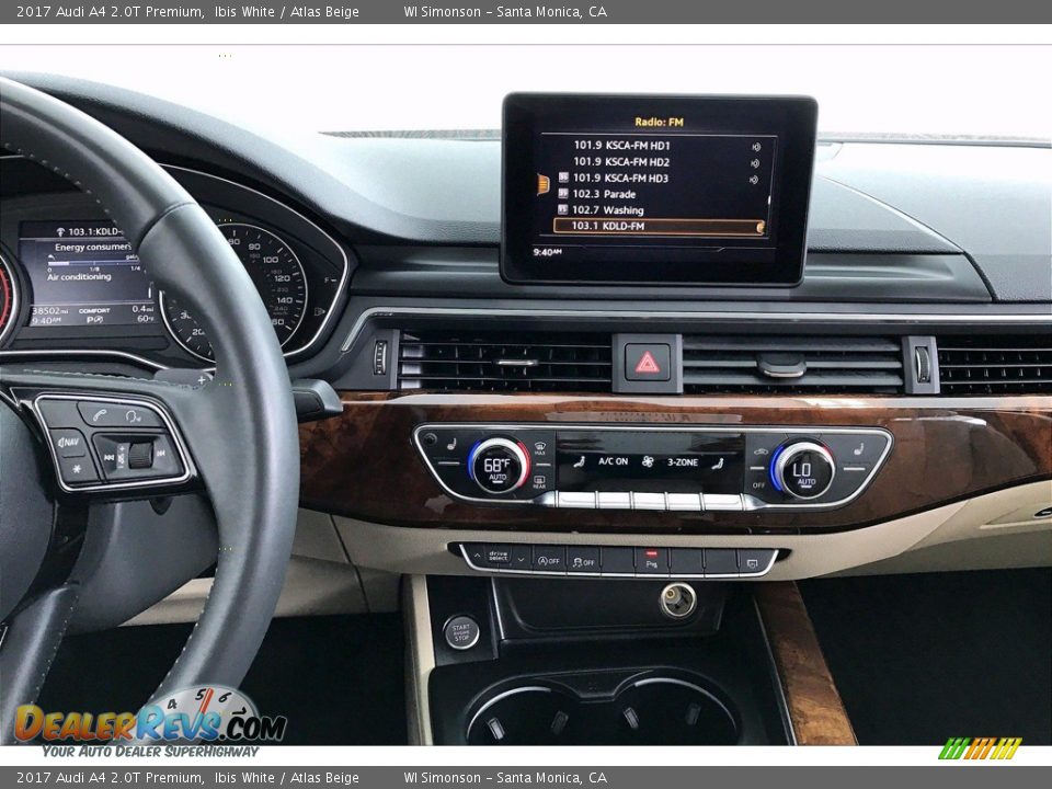 Dashboard of 2017 Audi A4 2.0T Premium Photo #5