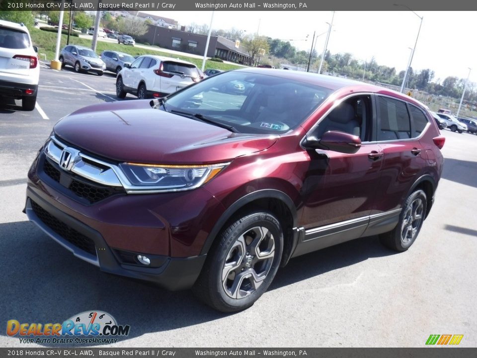 2018 Honda CR-V EX-L AWD Basque Red Pearl II / Gray Photo #6