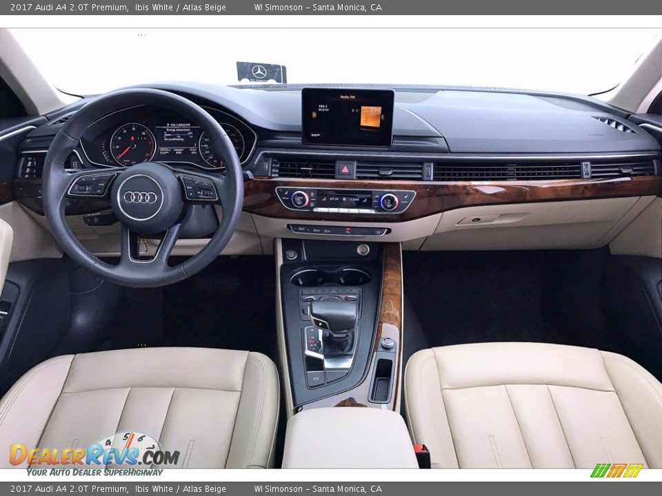 Atlas Beige Interior - 2017 Audi A4 2.0T Premium Photo #15
