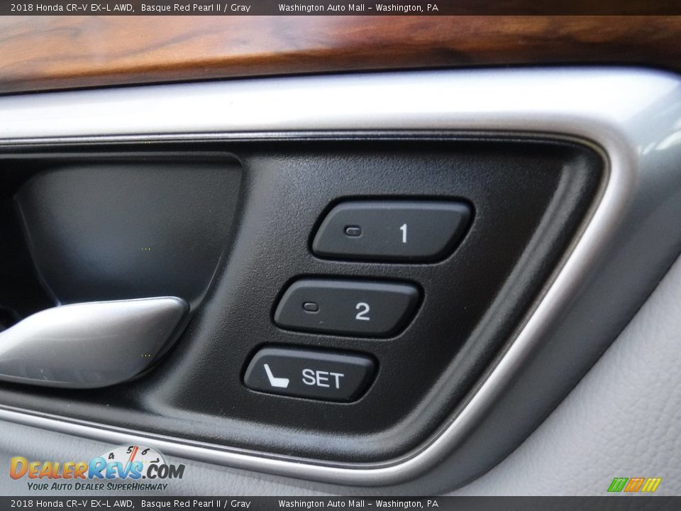2018 Honda CR-V EX-L AWD Basque Red Pearl II / Gray Photo #14