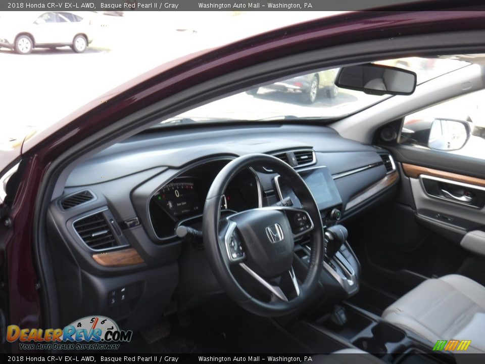 2018 Honda CR-V EX-L AWD Basque Red Pearl II / Gray Photo #15