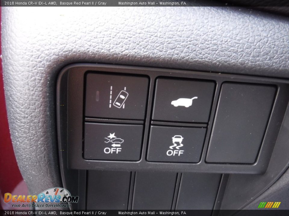 2018 Honda CR-V EX-L AWD Basque Red Pearl II / Gray Photo #16