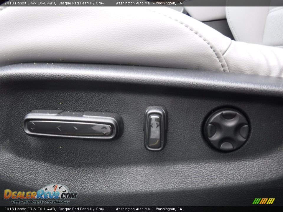 2018 Honda CR-V EX-L AWD Basque Red Pearl II / Gray Photo #17