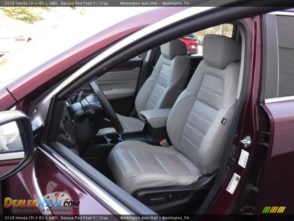 2018 Honda CR-V EX-L AWD Basque Red Pearl II / Gray Photo #18