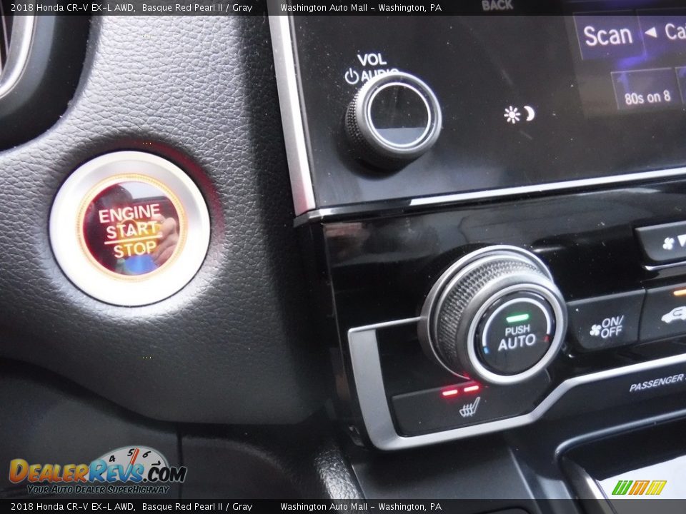 2018 Honda CR-V EX-L AWD Basque Red Pearl II / Gray Photo #20