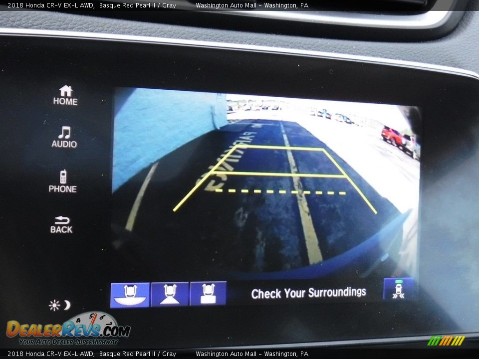 2018 Honda CR-V EX-L AWD Basque Red Pearl II / Gray Photo #21
