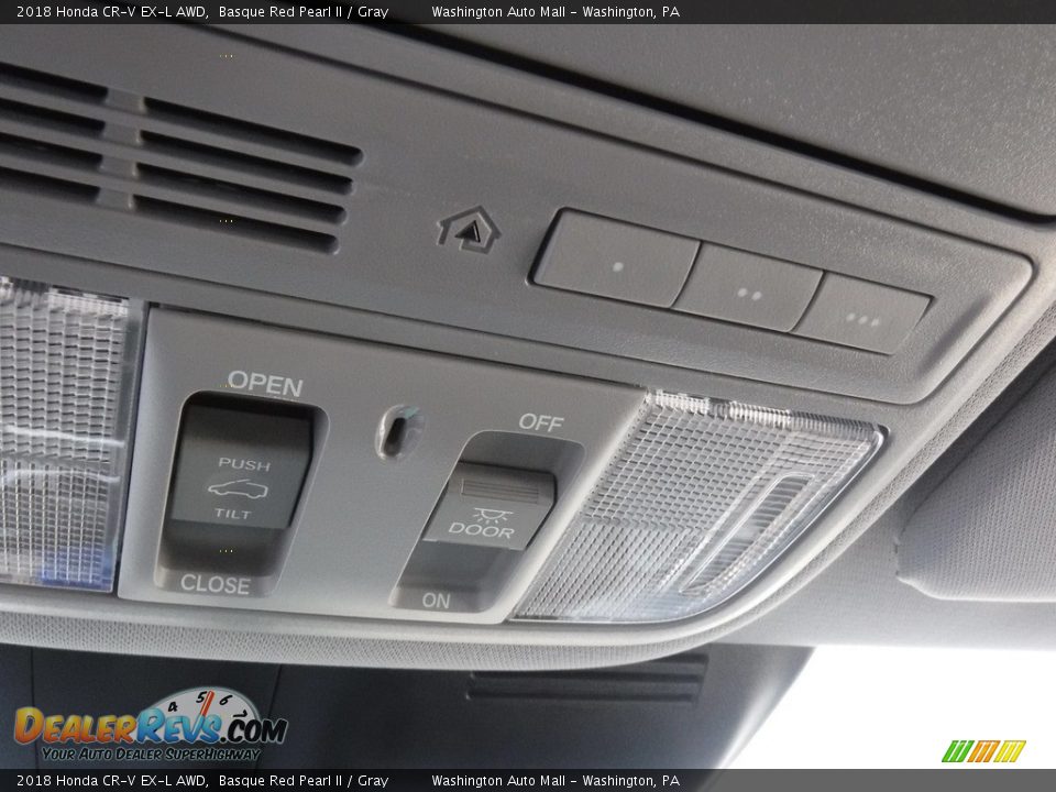 2018 Honda CR-V EX-L AWD Basque Red Pearl II / Gray Photo #22