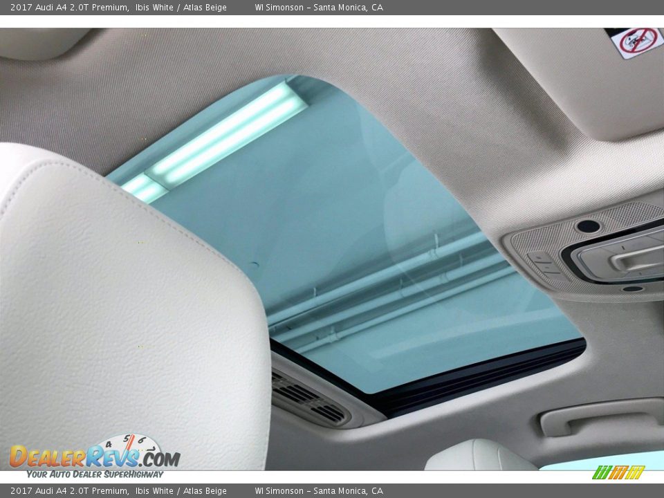 Sunroof of 2017 Audi A4 2.0T Premium Photo #25