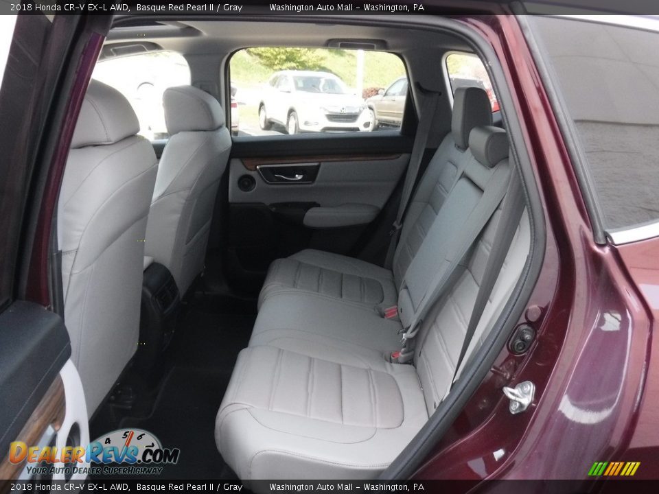 2018 Honda CR-V EX-L AWD Basque Red Pearl II / Gray Photo #27