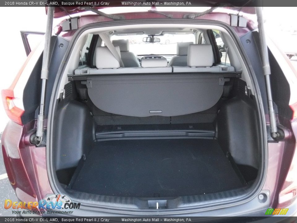 2018 Honda CR-V EX-L AWD Basque Red Pearl II / Gray Photo #28