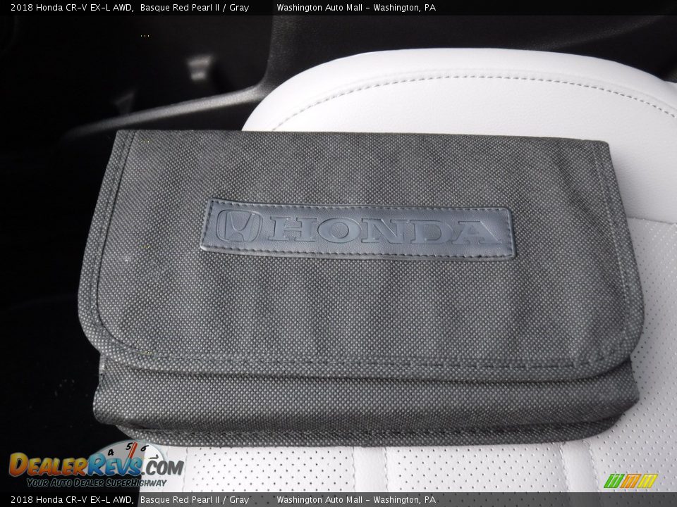 2018 Honda CR-V EX-L AWD Basque Red Pearl II / Gray Photo #30