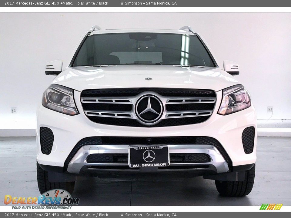 2017 Mercedes-Benz GLS 450 4Matic Polar White / Black Photo #2