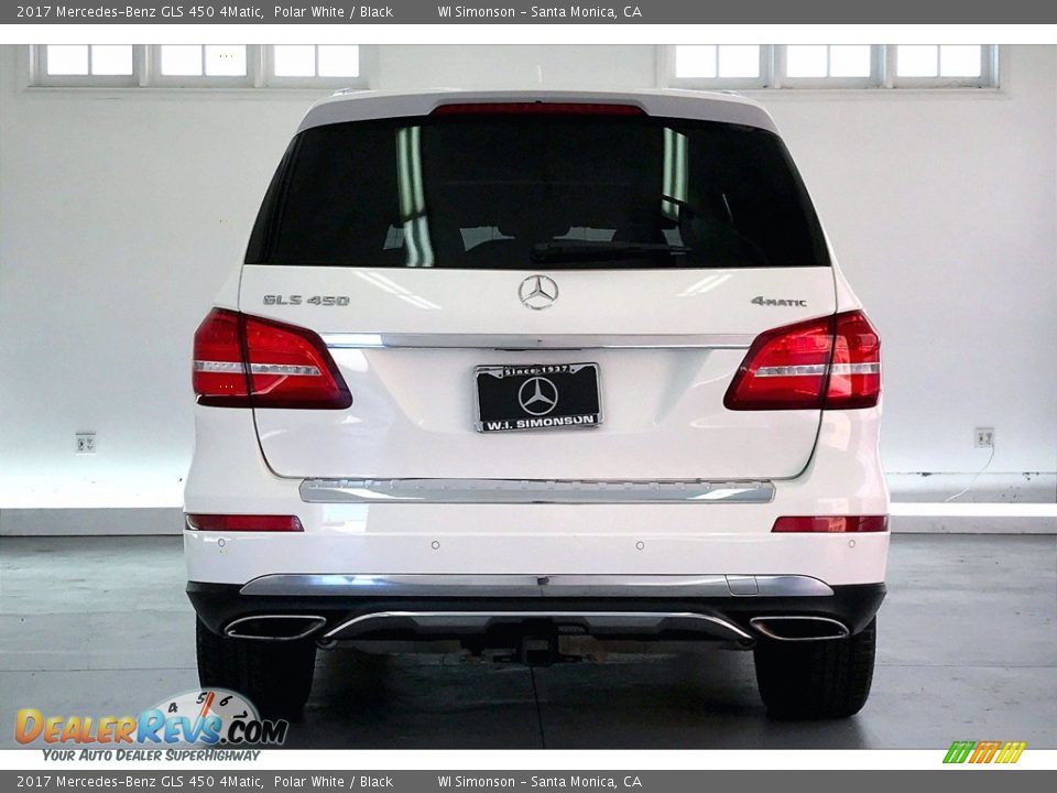 2017 Mercedes-Benz GLS 450 4Matic Polar White / Black Photo #3