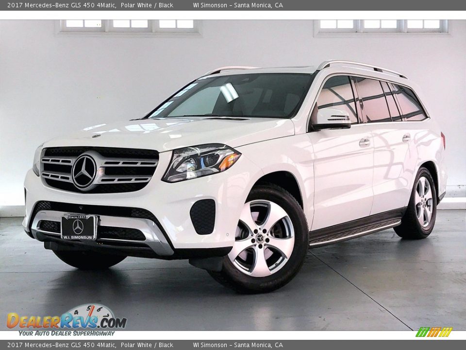 2017 Mercedes-Benz GLS 450 4Matic Polar White / Black Photo #12