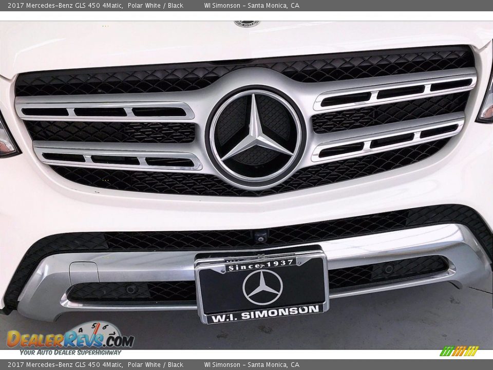 2017 Mercedes-Benz GLS 450 4Matic Polar White / Black Photo #30