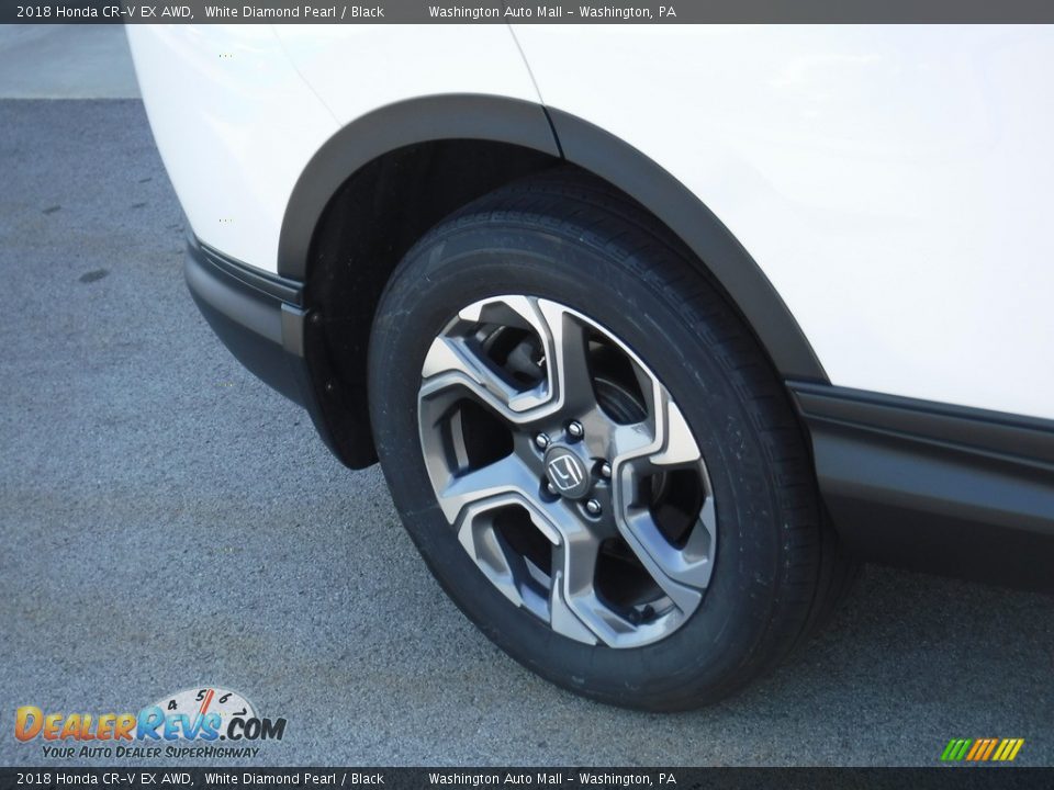 2018 Honda CR-V EX AWD White Diamond Pearl / Black Photo #3